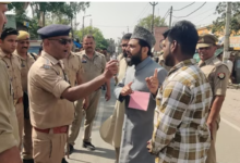 Photo of UP Lok Sabha: Heated argument between SP candidate and police in Rampur, sparks fly with Navedi.