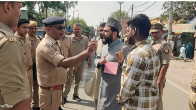 Photo of UP Lok Sabha: Heated argument between SP candidate and police in Rampur, sparks fly with Navedi.