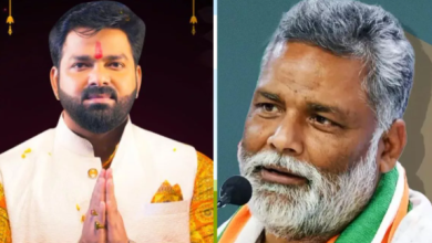 Photo of In Bihar Politics, Independent candidate Pappu Yadav openly supported Bhojpuri film superstar Pawan Singh from Purnia.