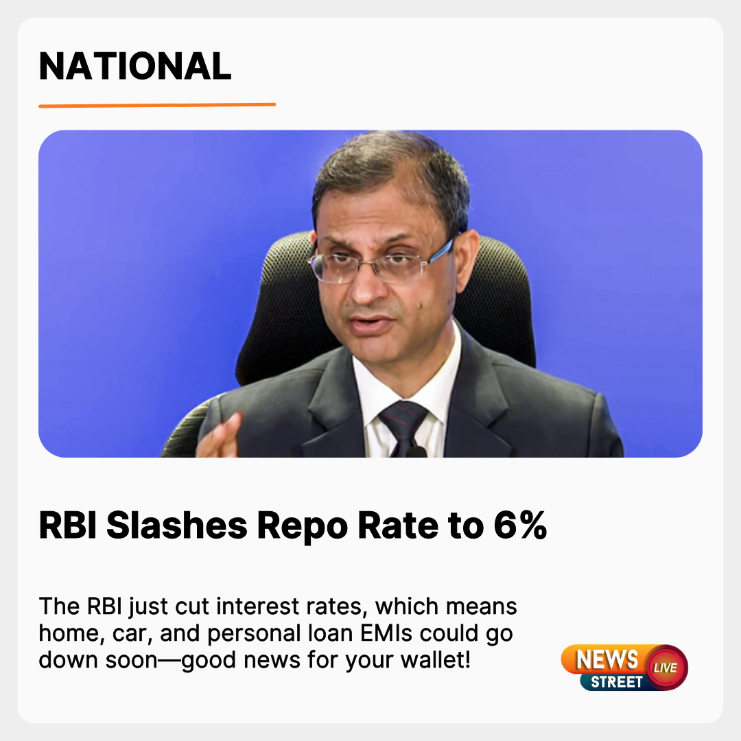 RBI Cuts Repo Rate by 25 bps to 6% in First Policy Review of FY26, Focus Shifts to Growth Over Inflation RBI Cuts Repo Rate by 25 bps to 6% in First Policy Review of FY26, Focus Shifts to Growth Over Inflation