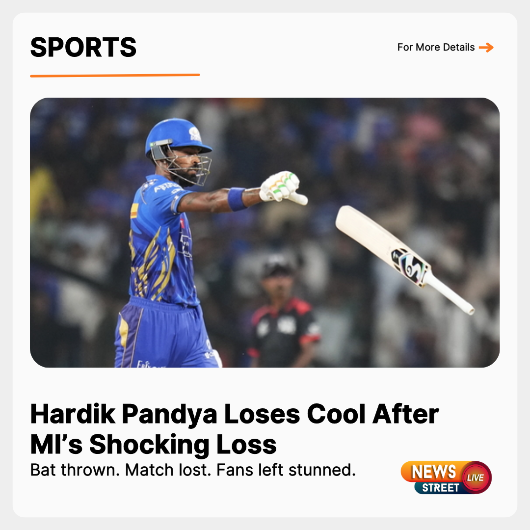 Hardik Pandya Loses Cool After MI’s Shocking Loss Hardik Pandya Loses Cool After MI’s Shocking Loss