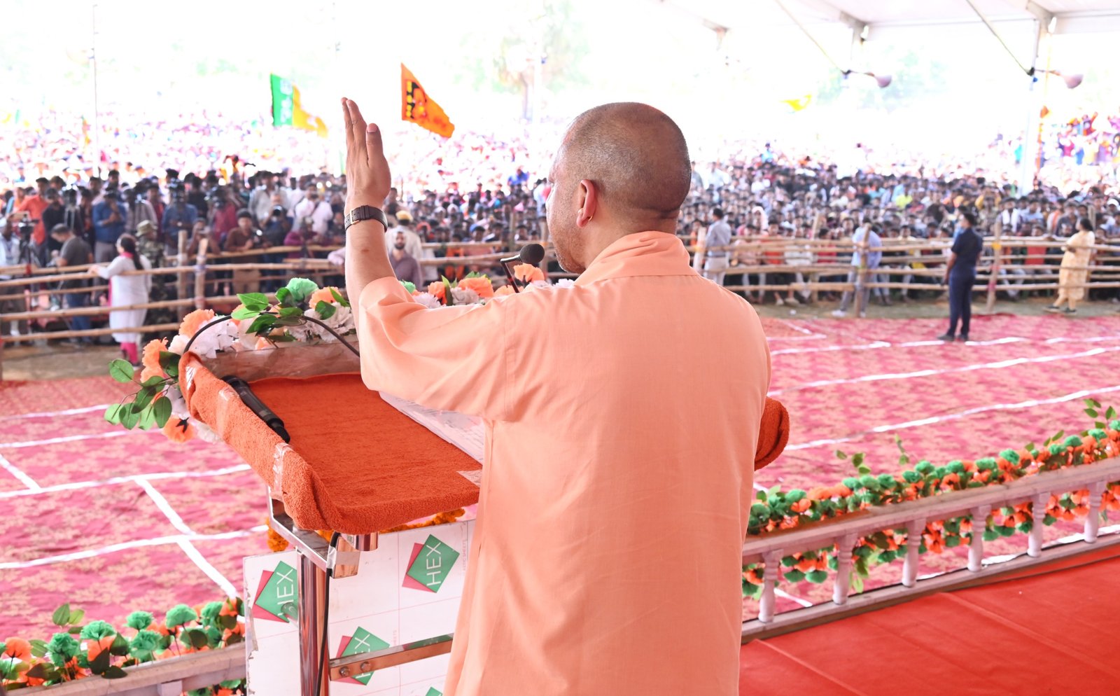 CM Yogi Adityanath Launches Strong Attack on TMC at Nandakumar Rally, Calls for Change in West Bengal