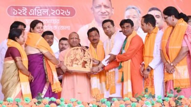 CM Yogi Adityanath Addresses Massive Rally in Kanthi Dakshin, Urges Support for BJP Candidates in West Bengal