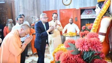 Tata Sons Chairman Visits Guru Gorakhnath Temple with Chief Minister Yogi Adityanath
