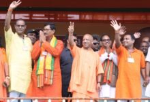 Bengal Welcomes ‘Bulldozer Baba’: Massive Roadshow by CM Yogi Echoes with ‘Jai Shri Ram’ Slogans in Bankura