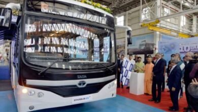 CM Yogi Flags Off 10th Lakh Vehicle at Tata Motors Lucknow Plant, Emphasizes Discipline and Teamwork in Industry