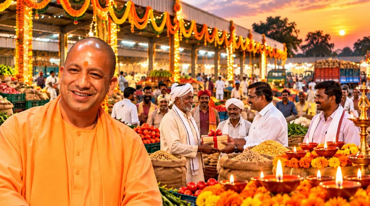Yogi govt’s initiative: Deepotsav to be celebrated across all mandis in Uttar Pradesh on Dhanteras, farmers and traders to be honoured