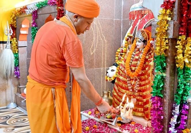 Yogi Government to organize Devi songs and Durga Saptashati recitations at temples from Saptami to Navami Yogi Government to organize Devi songs and Durga Saptashati recitations at temples from Saptami to Navami