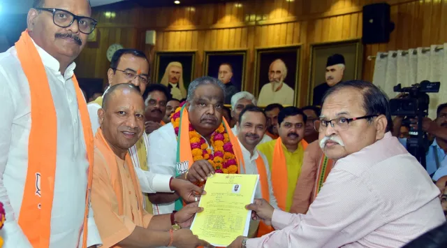 BJP candidates file nominations in the presence of Chief Minister