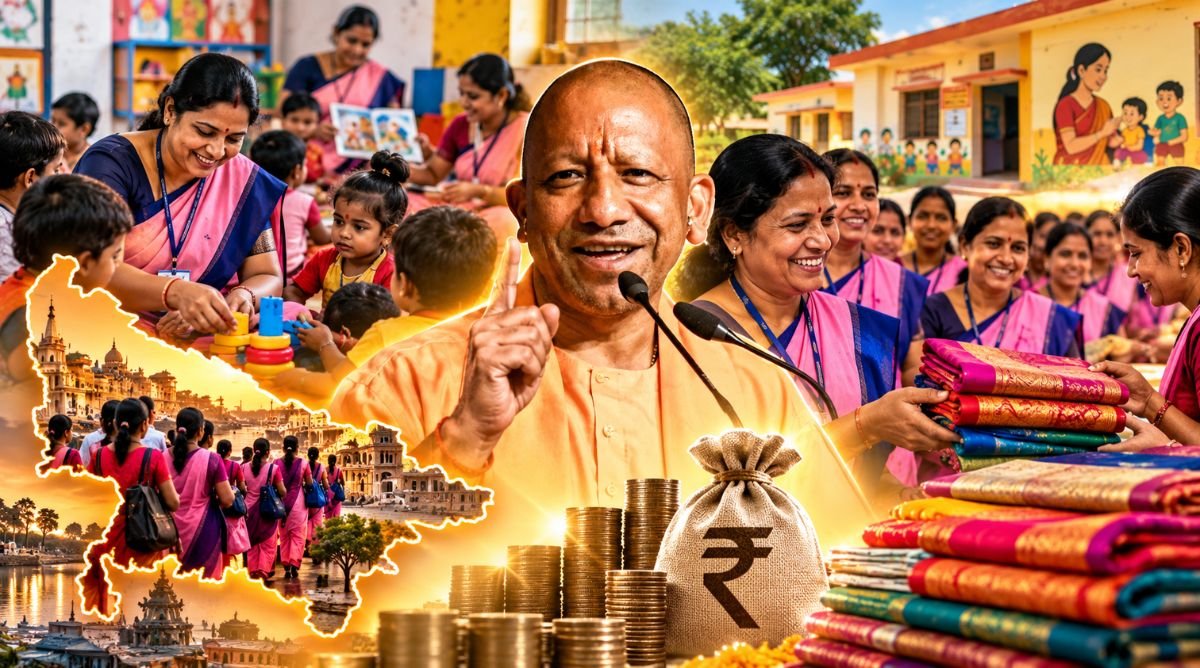 Yogi govt to provide Anganwadi workers with an additional saree every year; over ₹19 crore to be released soon